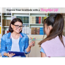 BIZIBAFF Teacher Appreciation Gifts - End of Year Teacher Gifts for Women Best Teacher Retirement Gift Thank You Gift for Daycare Teachers from Students Appreciation Teacher Paperweight Keepsake Gifts