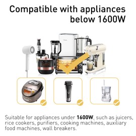 SUNSHUN 2000W 110v to 220v Converter Step Up Voltage Transformer 110v/120V to 220V/240V with 2 Output Sockets for Europe Asia Appliances Used in US