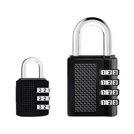 Black Dial Combination Lock Medium Lock (Type C) 3ea
