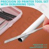 Cimeton 27PCS Precision 3D Printer Tool Included Deburring Tools, Wood