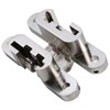 UHPPOTE Polished Invisible Hidden Conceal Mounted Door Blind Cross Hinge