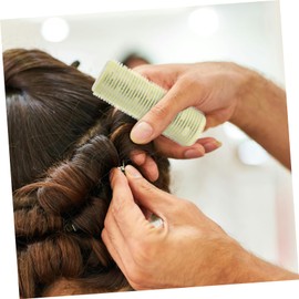 Mikinona 6pcs Long Hair Curlers Aluminum Tape Self Grip Curlers for Bangs Hair Bangs Roller for Women