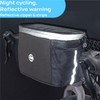 MTSBDM Bike Handlebar Insulated Bag with TPU Touch Screen, Front