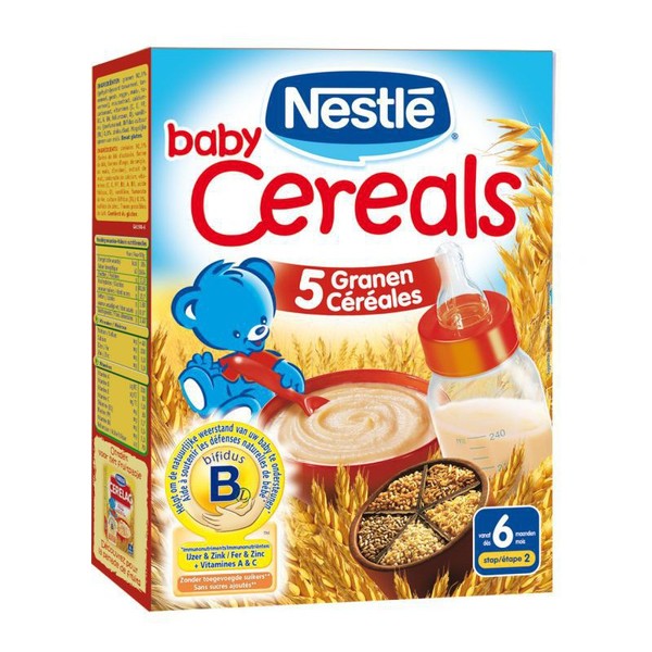 Nestlé NESTLE Baby Cereals 5 Céréales 250 g