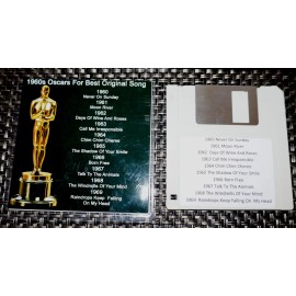 1960's Academy Award winning songs for  Self Playing Player Pianos Floppy CD USB - PianoDisc Floppy Disk