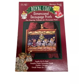 Plaid New Plaid Royal Coat Christmas Parde Decoupage Prints 8.5 X 5.5 inches 1994