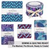 Soimoi Jelly Roll 40 Strip Assorted Bundle, Fabric Strips for