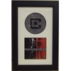 Cd Frame Featuring White Matting and Black Moulding