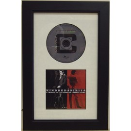 Cd Frame Featuring White Matting and Black Moulding