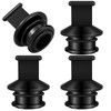 Seenelling 4 Pcs F/1-1/8 Push-in PVC Boat Drain Plug Kit