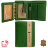 Leather Wallet for Women with RFID Protection Coin Compartment Purse