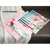 4 Pcs Flamingo Throw Pillow Covers Decorative Pink Bird Pillowcases