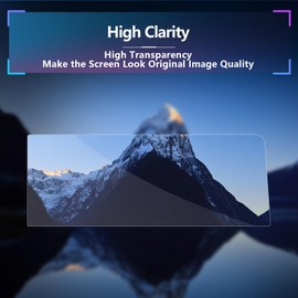 SXCY for 2024 2025 Hyundai Kona Screen Protector 12.3 Inch 2024 2025 Kona Accessories Touchscreen Navigation Display Screen Cover[2PCS Nano][GPS Right Screen]