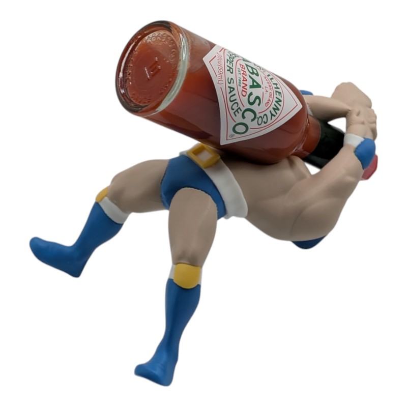 Luchador Hot Sauce Holder - 3D Printed Kitchen Decor, Unique