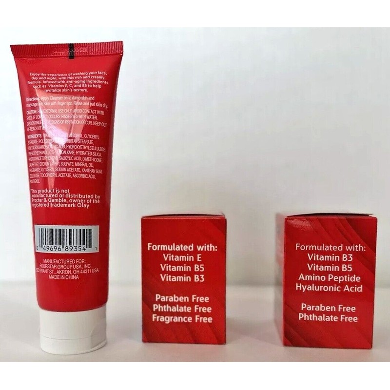 b-pure Revitalizing Cream Cleanser, Hydrating Moisturizer & Night Cream 3