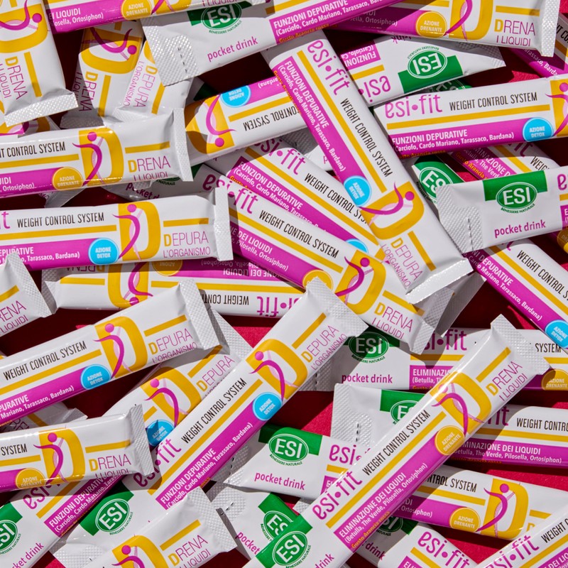 ESI Fit Drena, Integratore Alimentare con Pilosella, Tè Verde, Potassio