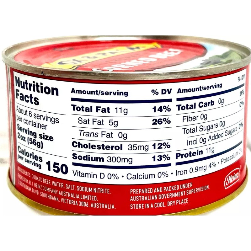 OX & Palm Corned Beef with Juices Original Chunky Style