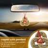 XUKZIMA 5 Strings of Copper Lucky Coins, Feng Shui Coins,