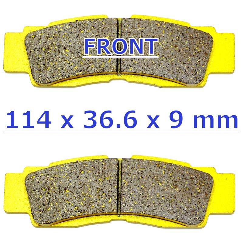 Master Chen Front Rear Brake Pads for Yamaha YXZ1000R YXZ