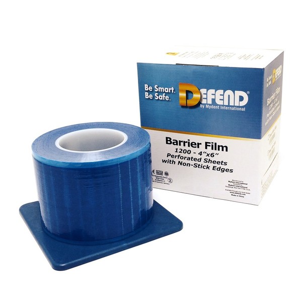 Barrier Film in Dispenser Box, Blue