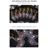 Solomon Shoji BT21 Acrylic Hotel Key Chain Winter Space Gift