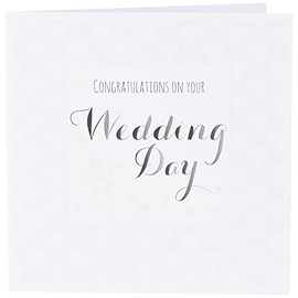 Claire Giles Greeting Cards, Wedding Card, Swirl design Wedding Congratulations Greeting Card