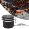 Airtight Coffee Canister 1.2L 304 Stainless Steel Coffee Bean Storage