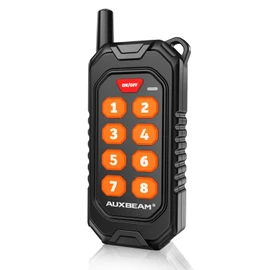 Auxbeam Wireless Remote Control for 8 Gang Switch Panel RC-800 (RA84) 433MHz 8-Channel Replacement Controller for Auxbeam 8 Gang Switch Panel