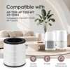 HSIAMEN AP-T200FL Replacement Filter Compatible with HoMedics Air Purifier AP-T200