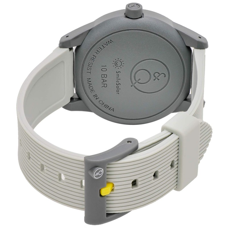 Q&Q SmileSolar RP20J006 Men's Analog Watch, Solar, Waterproof, Urethane Strap