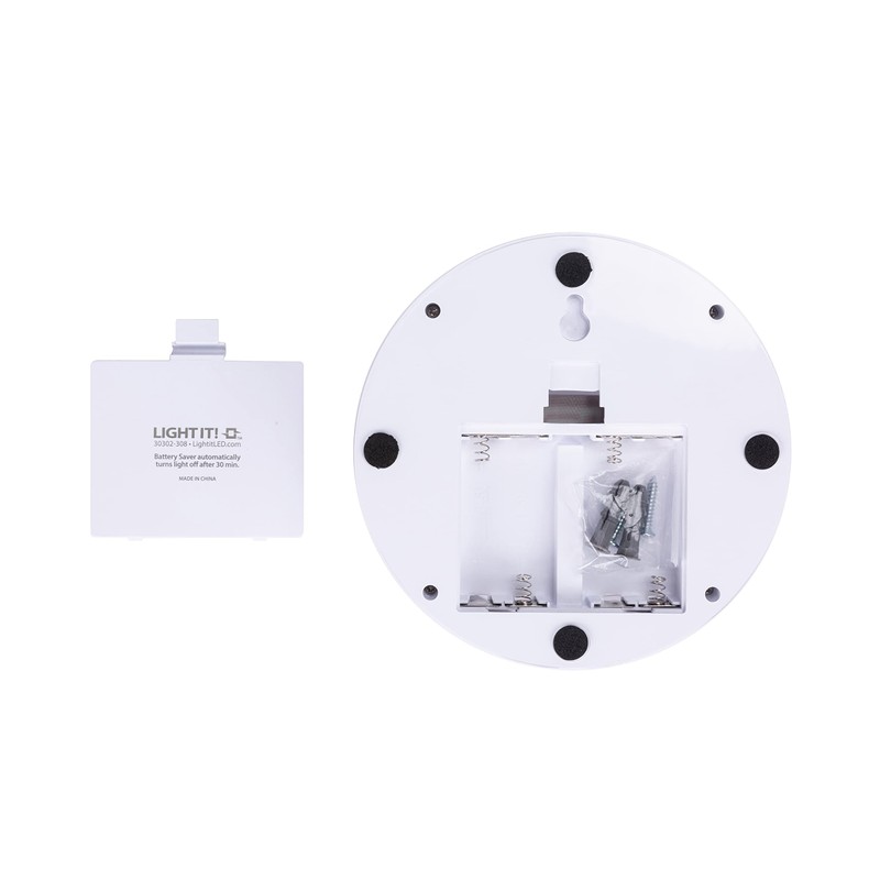 LIGHT IT! by Fulcrum, 30302-308 Luna LED Tap Light, White,