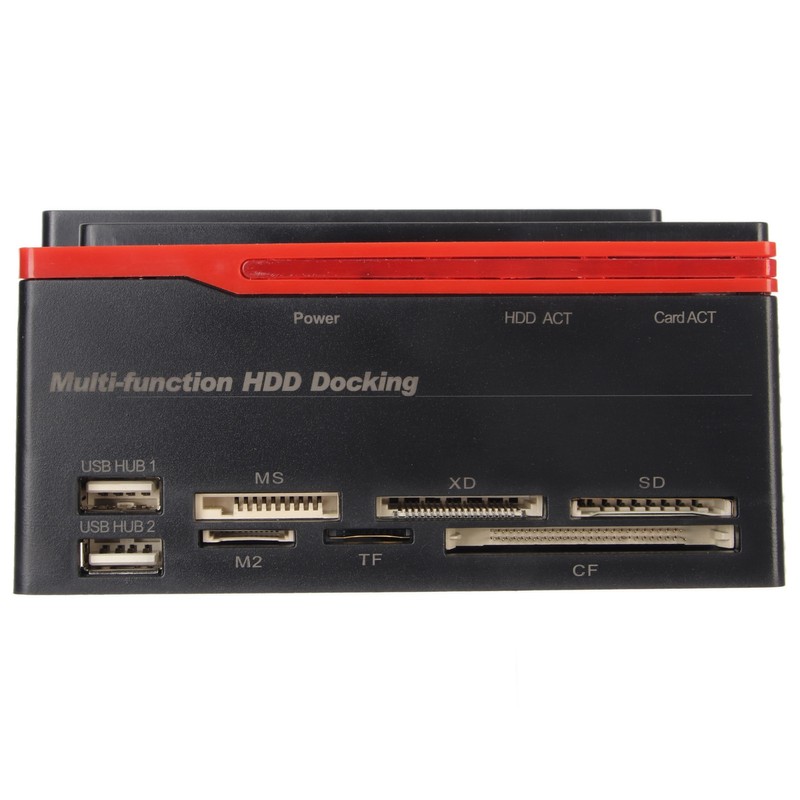 HDD Docking Station Dual Bay 480Mbps USB2.0 to SATA IDE