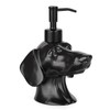 NEWHENGS Dachshund Dog Shaped Soap/Lotion/Hand Sanitizer Ceramic Stainless Steel Pump