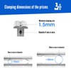 SWAWIS 125 mm Vice Protective Jaws, 1 Pair of Aluminium