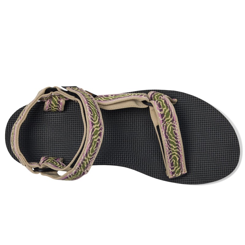 Teva Original - Sandalia universal para mujer, Archive Topo Olive/Berenjena,