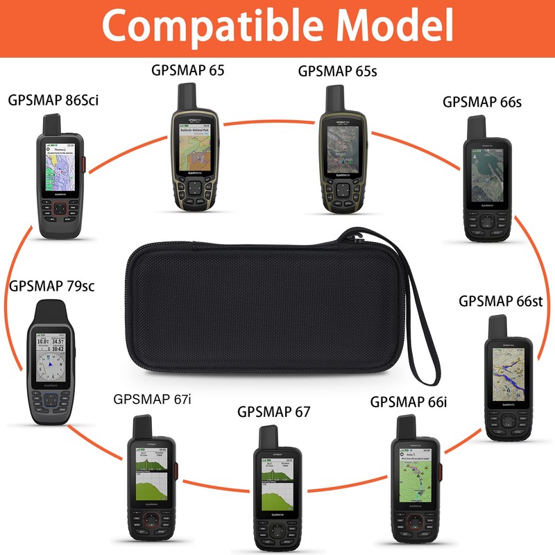 Hard Storge Case Replacement for Garmin GPSMAP 67 / 67i