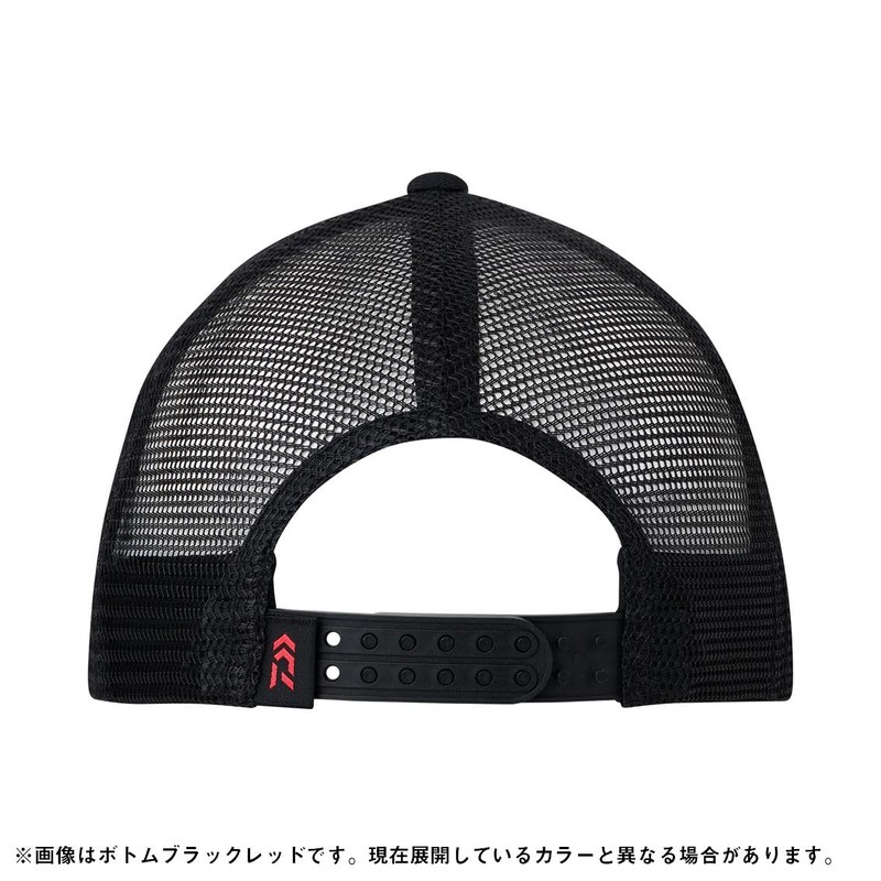 Daiwa DC-6624 3D Logo Half Mesh Cap (2025 Model), black