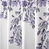 Lush Decor, Purple & Gray Tanisha Shower Curtain, 72" x