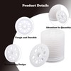 Plastic Washers, 100pcs Plastic Flat Washers, 50mm Polypropylene Washers for