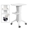 YIPONYT Beauty Salon Trolley Cart with Wheels, Aluminum Alloy Salon