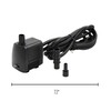 Teamson Home Water Pump for Fountains, Garden Ponds, and Birdbaths,
