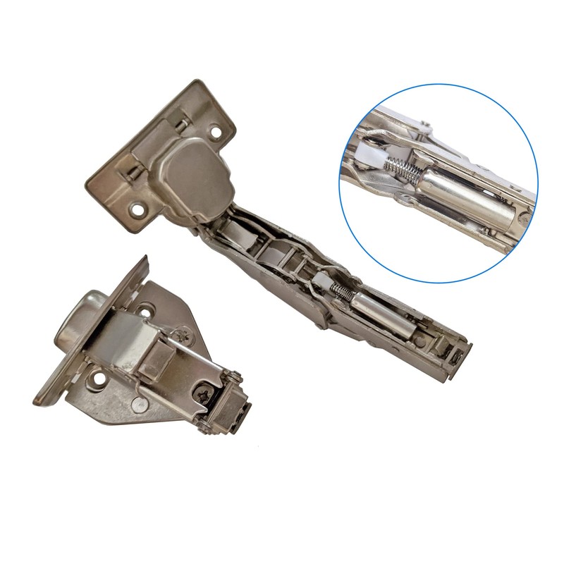 165 Degree Full Overlay Screw-On Lazy Susan Cabinet Hinge with