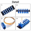 VFLTOOL 12 Duplex LC Adapters LGX Footprint Fiber Patch Panel