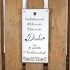 Dekolando Sign "Danke für die supertolle Nachbarschaft - Häuser mit