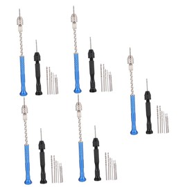 Gadpiparty 5 Sets Hand Drill Pin Vise Hand Drills for Jewelry and Crafts Durable Steel and Resin Tools for More