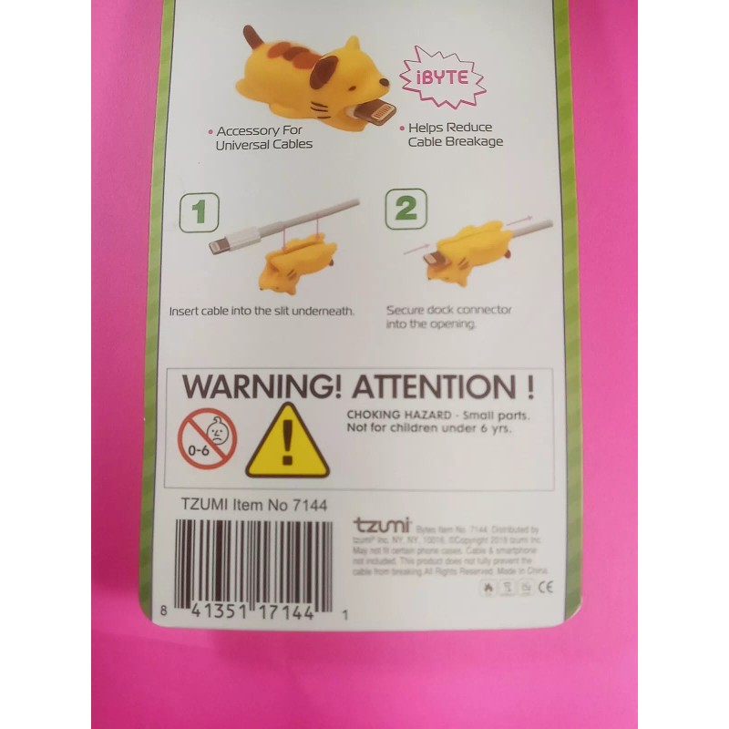 Universal New Tzumi Cord Bytes Silicone Unicorn + Lizard Fitting