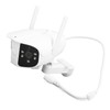 Dual Lens Security Camera 1080P HD 165 Degree Wide Angle