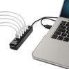 Steren USB-537 Hub de 7 Puertos USB 2.0 C/Eliminador