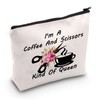 PYOUL Scissor Hair Stylist Cosmetic Pouch Bag Hairdresser Gifts I'm