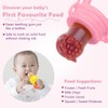 WAJIAYON Baby Fruit Feeder/Food Feeder Pacifier (3 Pack)- Infant Teething